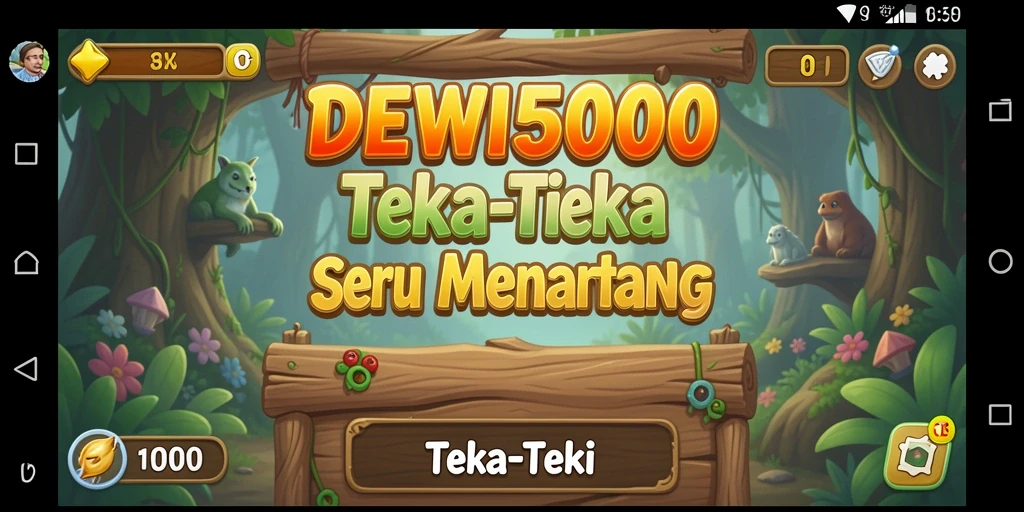 Antarmuka yang menarik dan penuh warna dari DEWI5000.