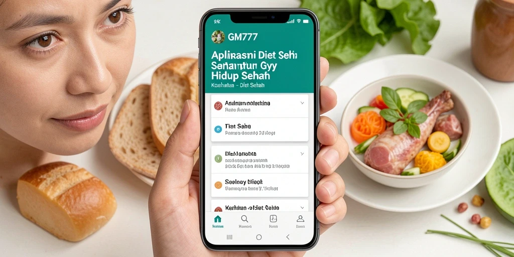 Antarmuka GM777 yang menarik dan fungsional untuk Diet Sehat.