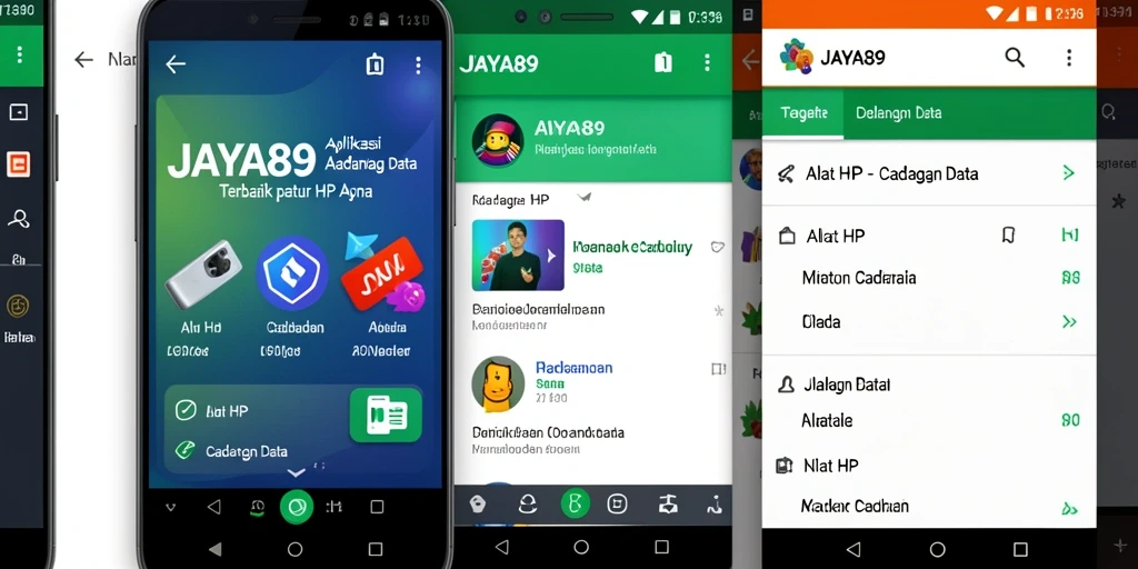 Tampilan antarmuka JAYA89 yang sederhana dan fungsional.