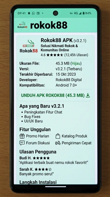 Unduh dan Instal APK Rokok88 untuk Android